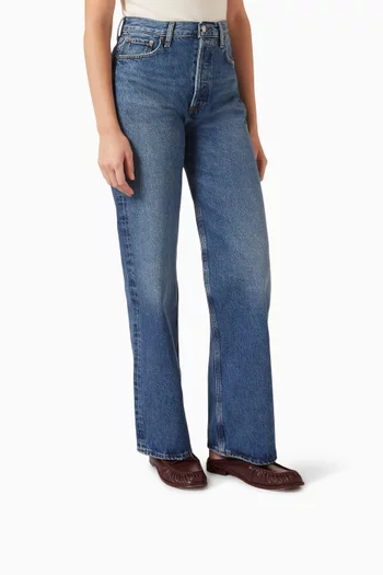 Open-back Loafers in Leather