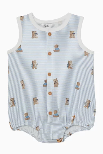 Brady Stripe Button Up Bodysuit