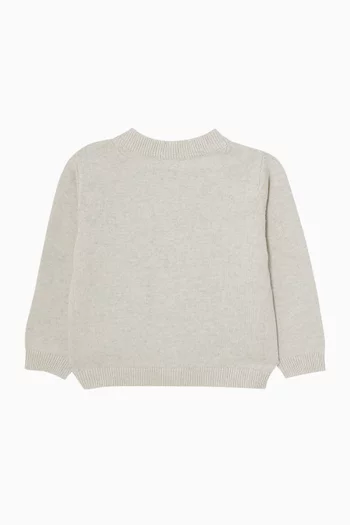 Brady Marl Cardigan in Organic Cotton
