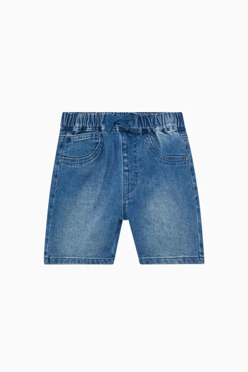 Pull-on Shorts in Denim