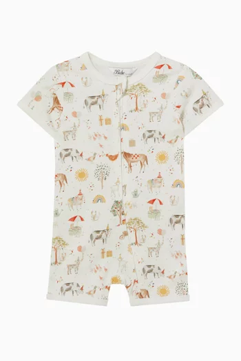 Scout Romper in Organic Cotton