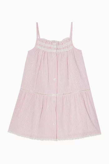 Willa Striped Dress in Cotton-blend