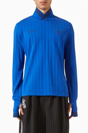 x Wales Bonner Long-sleeve Soccer Jersey