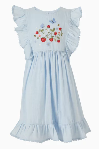Poppy Embroidered Yoke Dress