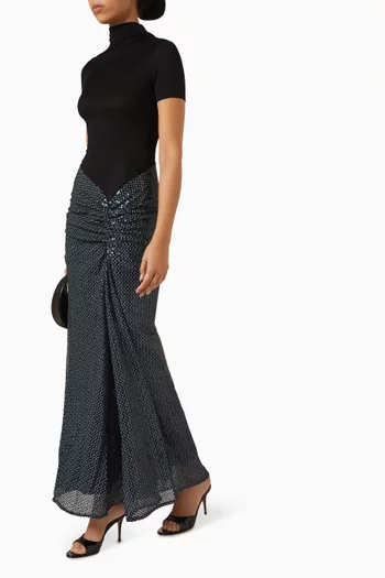 Opaline Sequin-embellished Gown