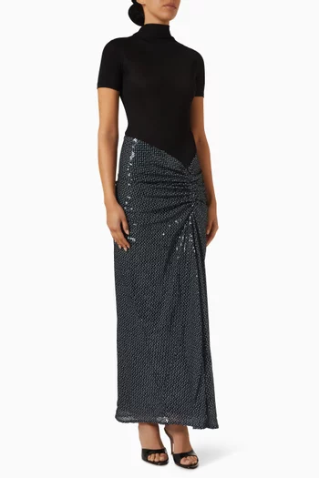 Opaline Sequin-embellished Gown