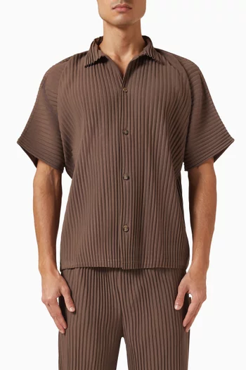 Pleated Boxy Shirt