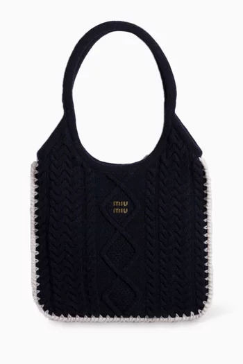 Ivy Knit Bag in Wool Blend