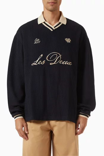 Football Jersey in Waffle-knit
