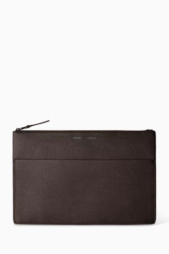 114 Folio Laptop Bag in Leather