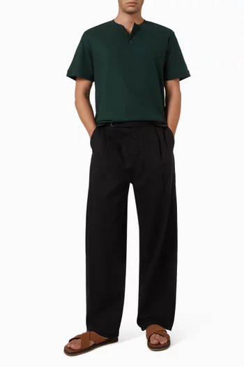 Henley Top in Cotton