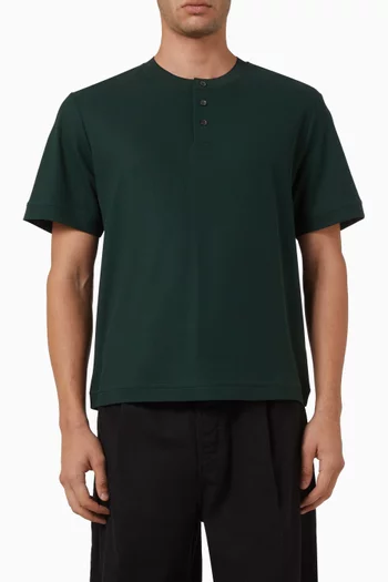 Henley Top in Cotton