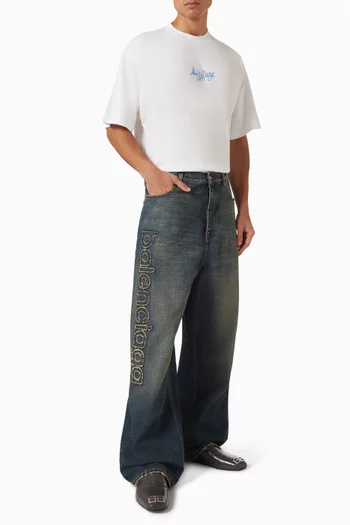 Baggy Fit Jeans in Denim