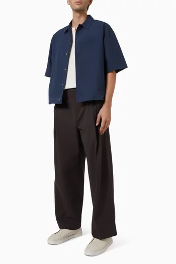 Utility Shirt in Cotton Poplin