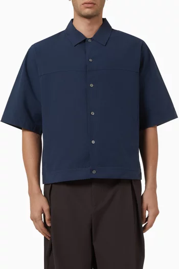 Utility Shirt in Cotton Poplin