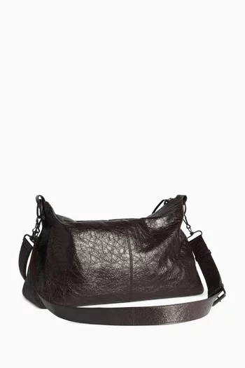 Medium Le City Moto Bag in Arena Lambskin