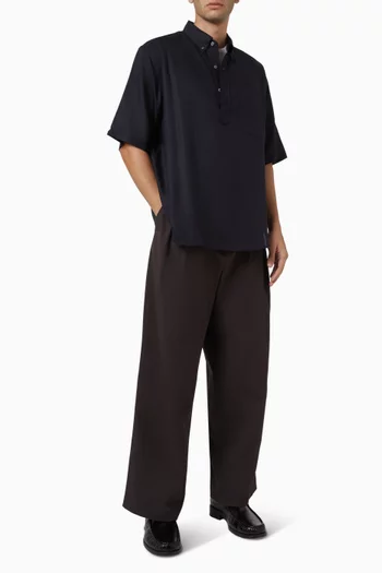 Oversized Popover Shirt in Lyocell