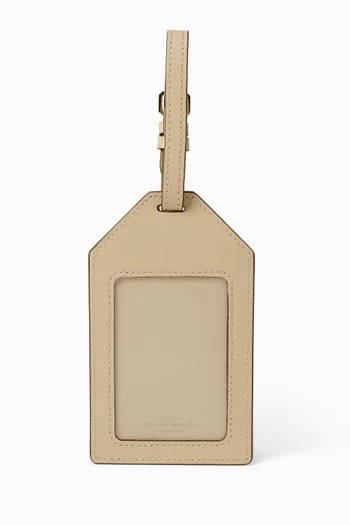 Ottomar Luggage Tag in Visetos Canvas