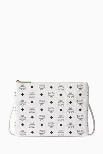 Aren Crossbody Pouch in Visetos Canvas