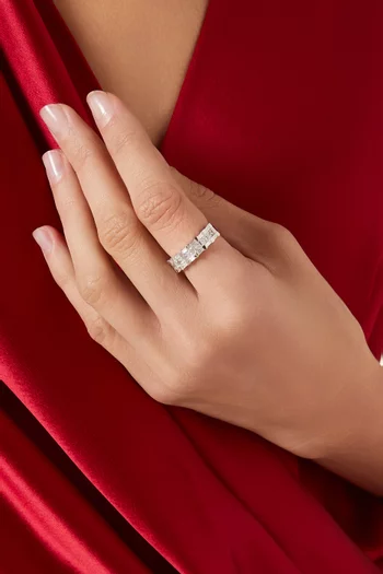Barq Splendore Diamond Ring in 18kt White Gold