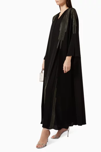 Embellished Abaya in Nada