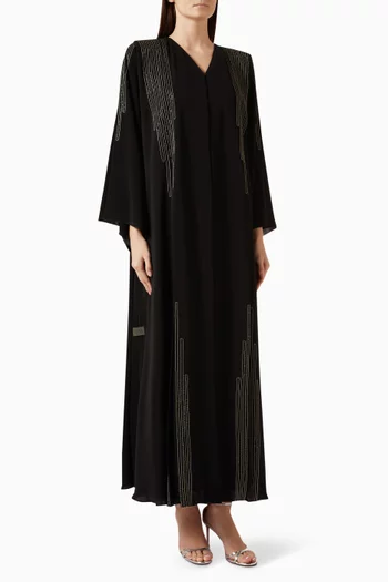 Embellished Abaya in Nada