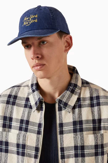 Washed Script Cap