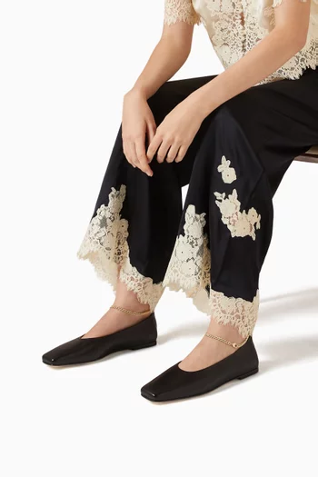 Augusta Ballet Flats in Nappa Leather