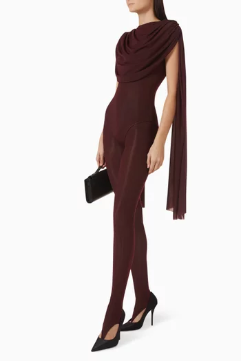 Suspensa High-waist Footed Pants