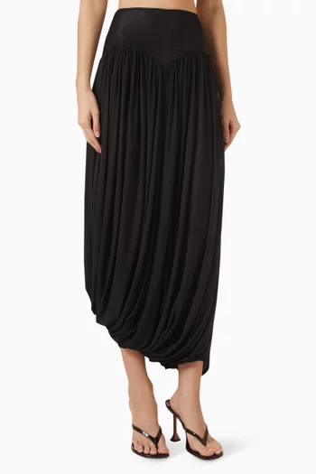 Vértigo Asymmetric Ruched Skirt