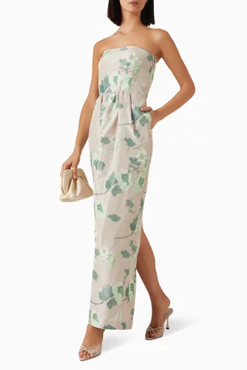 Lena Embroidered Maxi Dress