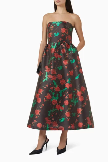 Dette Printed Dress in Silk-blend