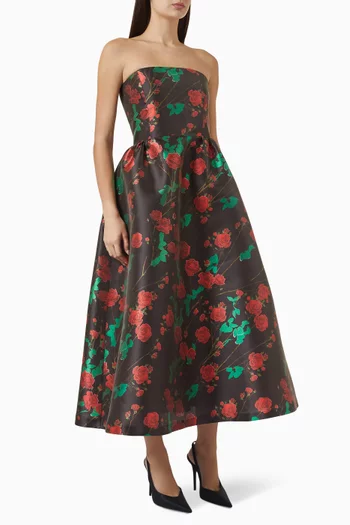 Dette Printed Dress in Silk-blend
