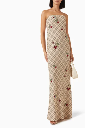 Luna Embroidered Dress