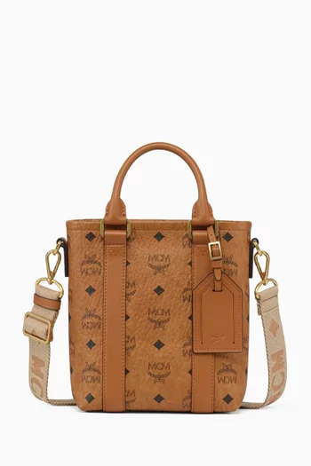Mini Aren Tote Bag in Visetos Canvas