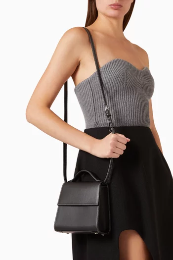 Small Top-handle Bag in Nappa Leather