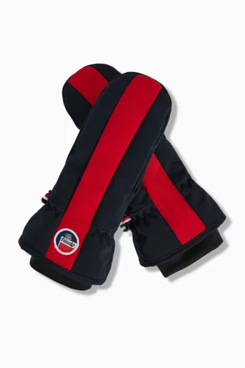 Polar Water-repellent Ski Mittens
