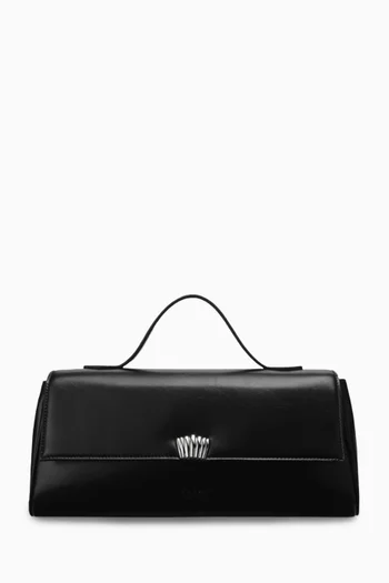 Small Shell Clutch in Vegan Ultrafiber