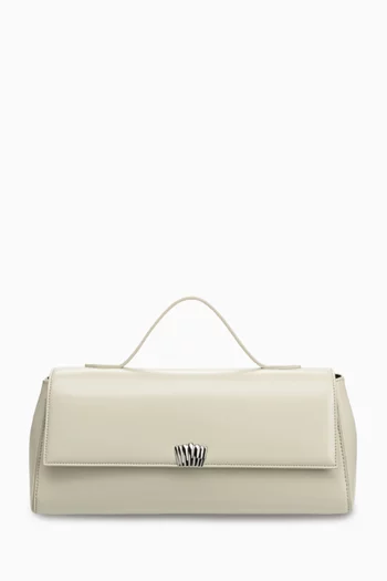 Small Shell Clutch in Vegan Ultrafiber