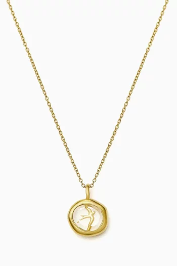 Harris Reed Taking Flight Necklace in Brass