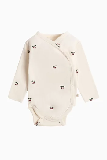 Cherry Bodysuit in Organic-cotton