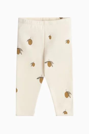 Lemon-print Leggings