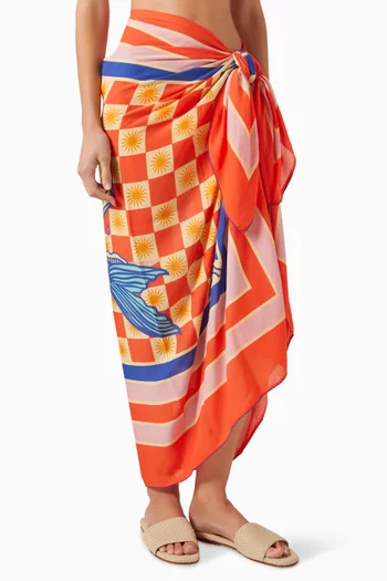 Ocean Sailor Isla Pareo in Viscose