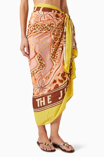 Printed Isla Pareo in Viscose