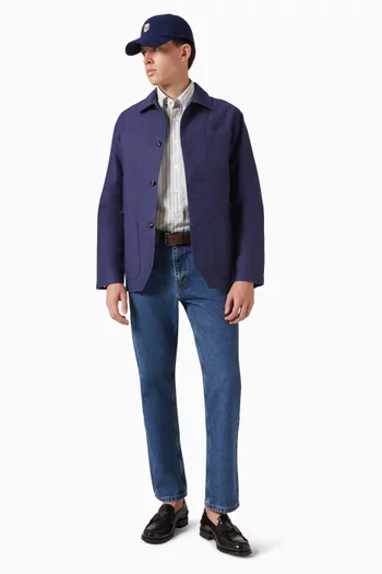 Moleskin Mitred Chore Jacket in Cotton