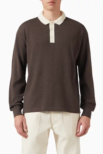 Rugby Polo T-shirt in Knit
