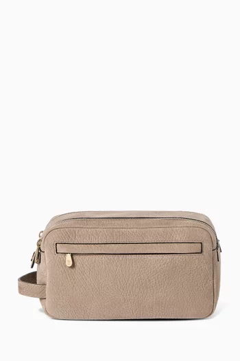 Textured Beauty Case in Nubuck