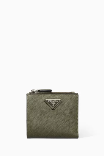 Small Wallet in Saffiano Leather