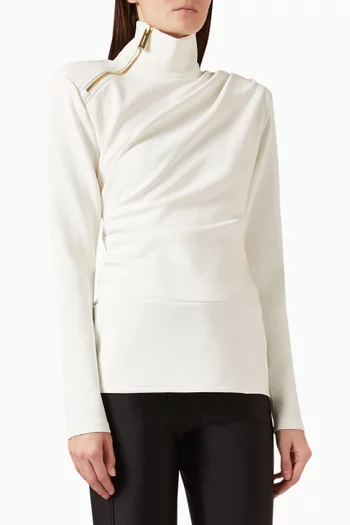 Minira Asymmetric-zip Ski Top