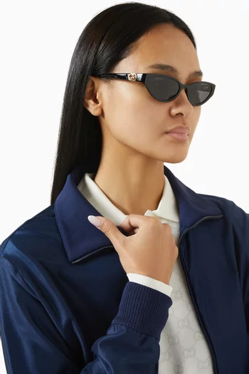 Cat-eye Sunglasses in Acetate
